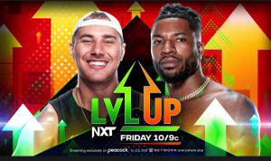 Brooks Jensen battles Trick Williams on NXT Level Up! (Photo Credit: WWE)