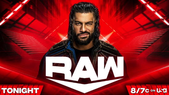 Undisputed WWE Universal Champion: "The Head of the Table" Roman Reigns returns to RAW tonight! (Photo Credit: WWE)