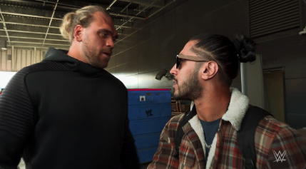 Mustafa Ali confronts Von Wagner on "WWE Main Event."  (Photo Credit: WWE)