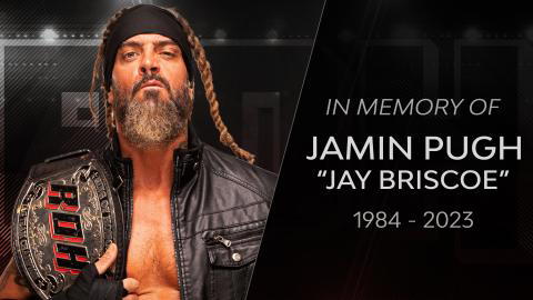 R.I.P. Jay Briscoe (Real Name: Jamin Pugh) 1984-2023. (Photo Credit: Ring of Honor & All Elite Wrestling)