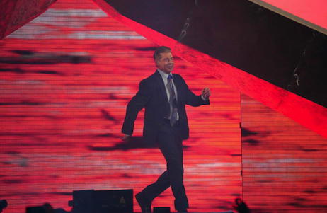 WWE owner Vince McMahon told the company that he plans to elect himself to its board, people familiar with the matter said.  (Photo Credit: Joe Camporeale/USA Today Sports/Reuters)