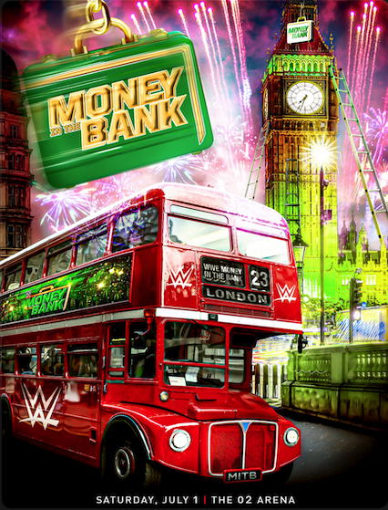 WWE Money In The Bank® is headed to The O2 in London on Saturday, July 1, 2023.  (Photo Credit: WWE)