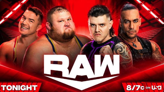 The Judgment Day's Damian Priest & Dominik Mysterio will take on Chad Gable & Otis of Alpha Academy tonight on WWE RAW!  (Photo Credit: WWE)