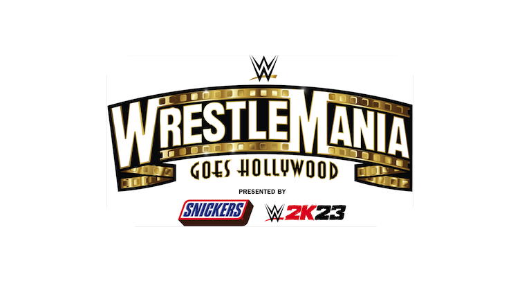 WWE WrestleMania Goes Hollywood on April 1 and 2, 2023 and is presented by Mars and 2K. (Photo Credit: WWE)