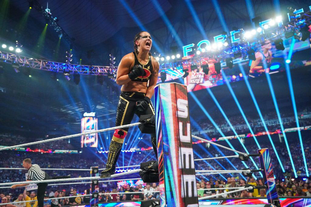 Shayna Baszler achieved her goal of defeating Ronda Rousey by Technical Submission. (Photo Credit: WWE)