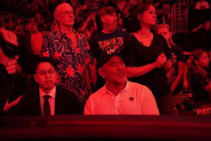 WWE Hall of Famer: The Great Muta attended "WWE Payback".  (Photo Credit: WWE)