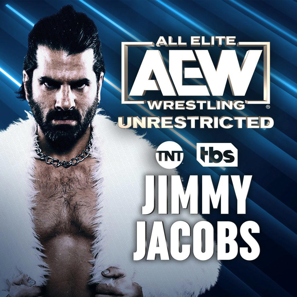 The newest episode of "AEW Unrestricted" features Jimmy Jacobs.  (Photo Credit: All Elite Wrestling)