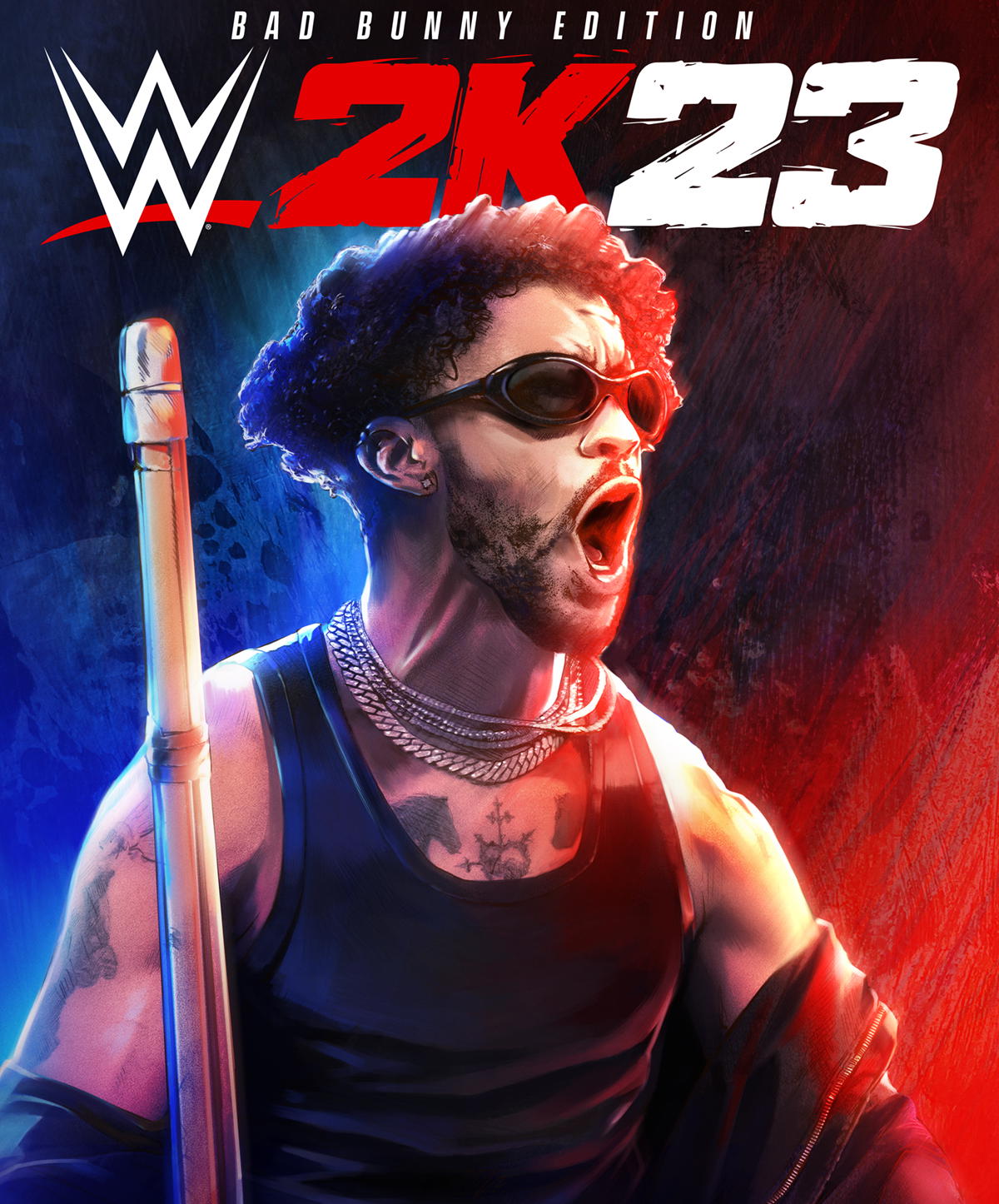 The WWE 2K23 Bad Bunny Edition is available now. (Photo Credit: 2K)