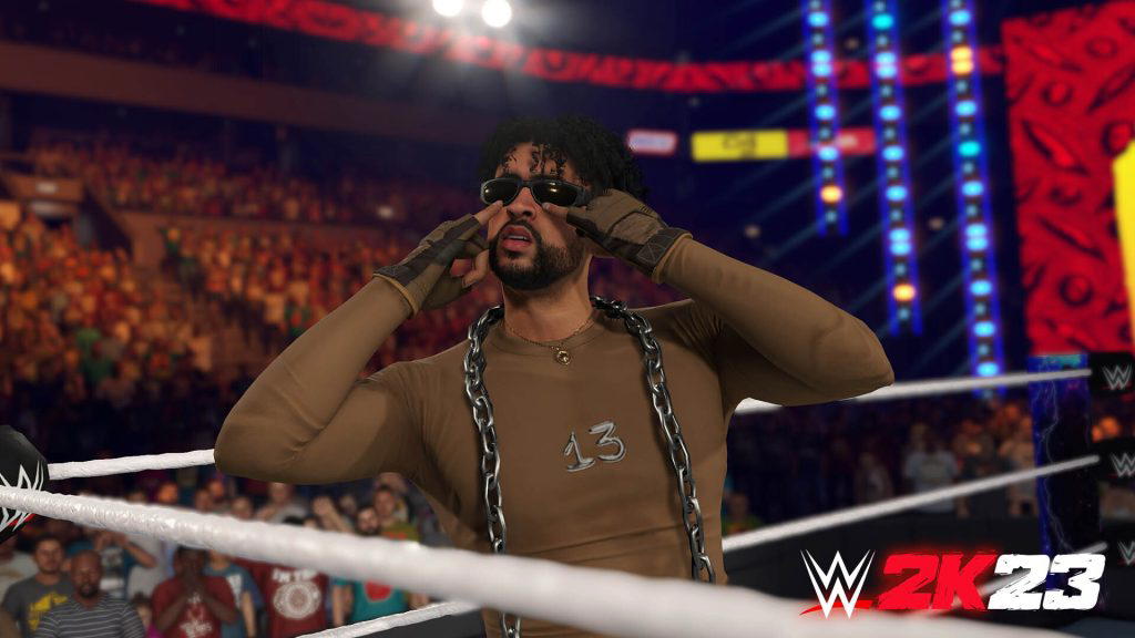 The WWE 2K23 Bad Bunny Edition is available now. (Photo Credit: 2K)