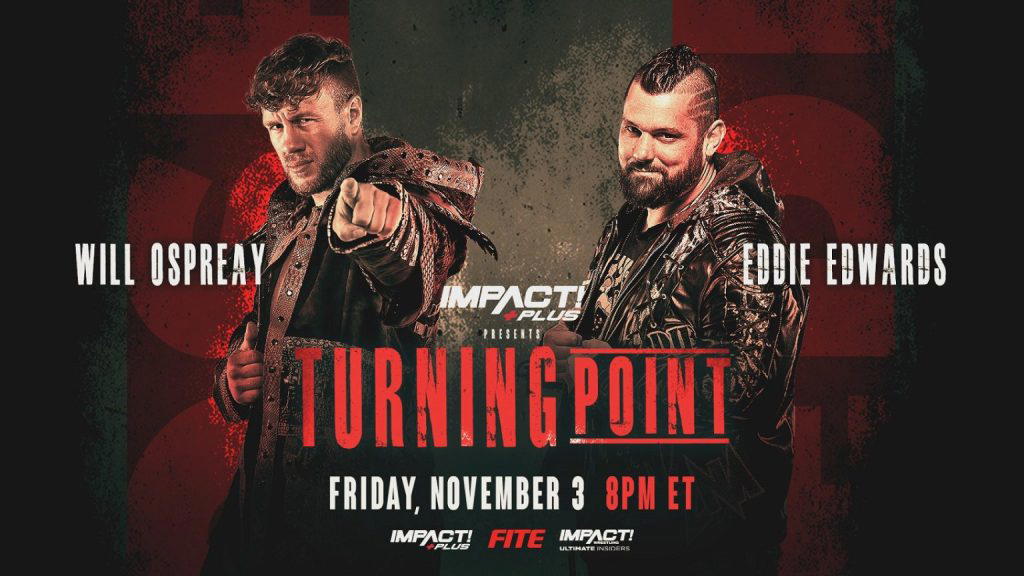 "The Aerial Assassin" Will Ospreay battles Eddie Edwards tonight at "IMPACT! Wrestling Turning Point 2023." (Photo Credit: IMPACT! Wrestling)