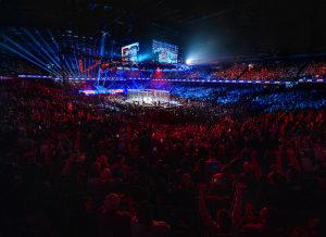 "WWE Survivor Series: WarGames 2023" set new records for viewership, gate and merchandise sales. (Photo Credit: WWE)