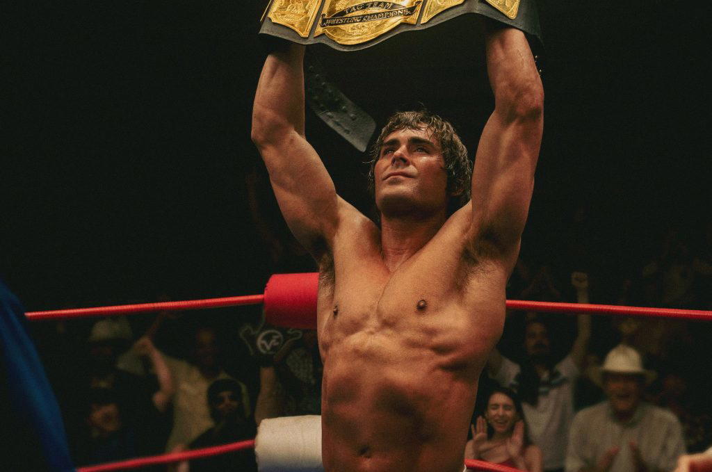 Zac Efron as Kevin Von Erich in "The Iron Claw". (Photo Credit: A24)