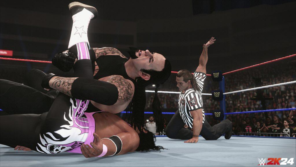 Special Guest Referee, Ambulance Match and Casket Match are three new match types for WWE 2K24.  (Photo Credit: 2K)
