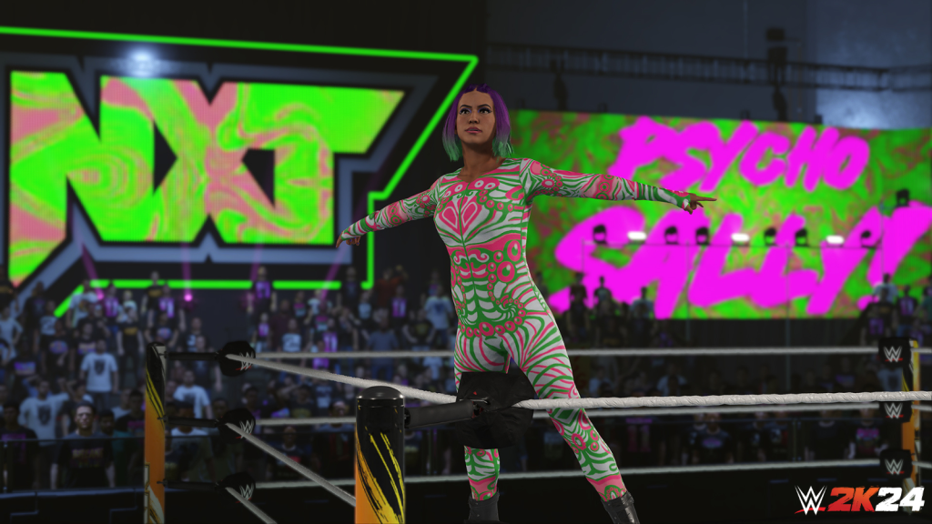 A screenshot from the new WWE 2K24 MyRISE Undisputed storyline. (Photo Credit: Take-Two Interactive Software, Inc.)