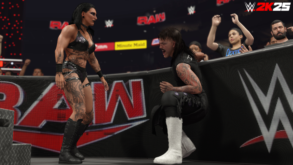 Intergender Matches makes its WWE 2K franchise debut in WWE 2K25. (Photo Credit: 2K)