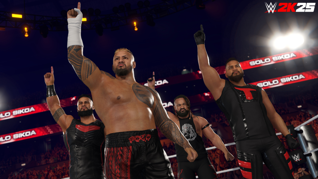 Solo Sikoa's Bloodline is represented in The Bloodline Dynasty mode, which is hosted by WWE Hall of Famer "The Wiseman" Paul Heyman. (Photo Credit: 2K)