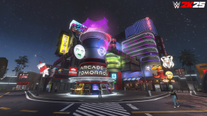 The Island's Arcade of Tomorrow fuses tradition and innovation. (Photo Credit: 2K)